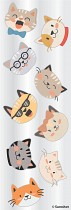 #11666: Sticker Sht 6"x2" Cool Cats